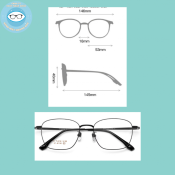 Gọng kim loại mã 6106